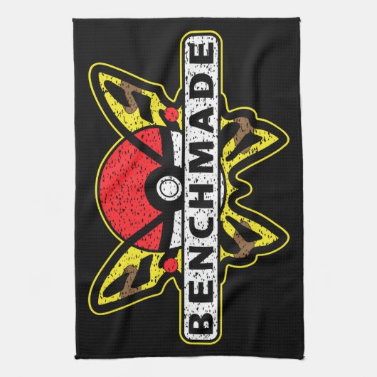 Benchmade nives Yellow Anime Butterfly  Theedoek (Verticaal)