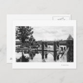 Bend, foto van de rots van Oregon Peterson Briefkaart (Voorkant / Achterkant)