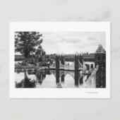 Bend, foto van de rots van Oregon Peterson Briefkaart (Voorkant)