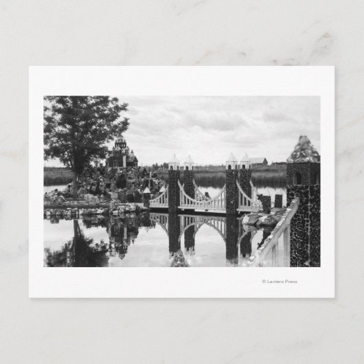 Bend, foto van de rots van Oregon Peterson Briefkaart (Voorkant)