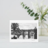 Bend, foto van de rots van Oregon Peterson Briefkaart (Staand voorkant)