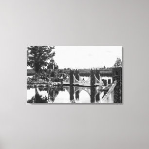 Bend, foto van de rots van Oregon Peterson Canvas Afdruk