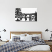 Bend, foto van de rots van Oregon Peterson Canvas Afdruk (Insitu (Slaapkamer))