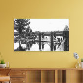 Bend, foto van de rots van Oregon Peterson Canvas Afdruk (Insitu (Woonkamer))