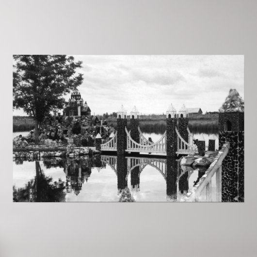 Bend, foto van de rots van Oregon Peterson Poster (Voorkant)