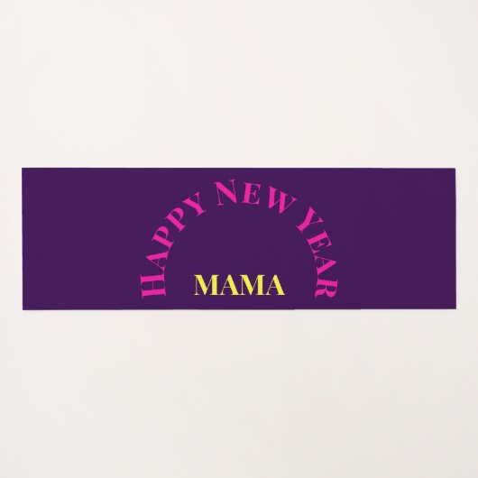  "Bend It Like 2025" Yoga Cat Yogamat (Achterkant (horizontaal))