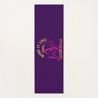 "Bend It Like 2025" Yoga Cat Yogamat