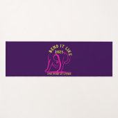  "Bend It Like 2025" Yoga Cat Yogamat (Voorkant (horizontaal))