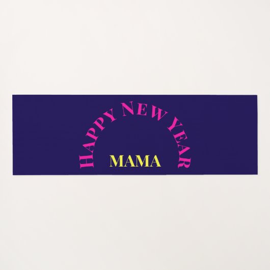  "Bend It Like 2025" Yoga Cat Yogamat (Achterkant (horizontaal))