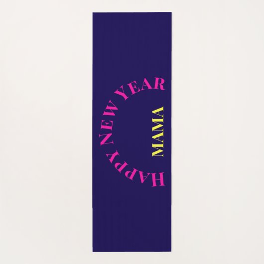  "Bend It Like 2025" Yoga Cat Yogamat (Achterkant)