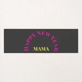 "Bend It Like 2025" Yoga Cat Yogamat (Achterkant (horizontaal))