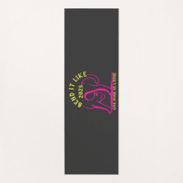  "Bend It Like 2025" Yoga Cat Yogamat