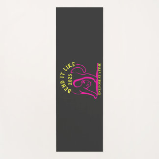 "Bend It Like 2025" Yoga Cat Yogamat