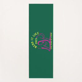 "Bend It Like 2025" Yoga Cat Yogamat
