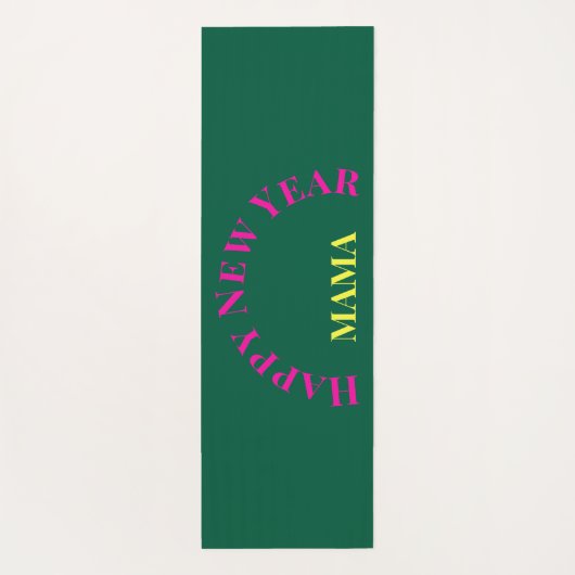  "Bend It Like 2025" Yoga Cat Yogamat (Achterkant)