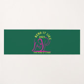  "Bend It Like 2025" Yoga Cat Yogamat (Voorkant (horizontaal))