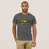 Bend It Mend It Motiverende Citat T-Shirt |  (Voorkant volledig)