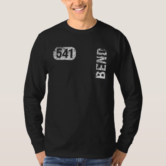 Bend Oregon 541 Gebied Code  Retro T-shirt (Voorkant)