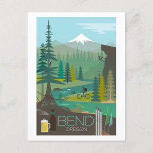 Bend, Oregon Briefkaart