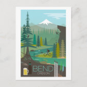Bend, Oregon Briefkaart (Voorkant)
