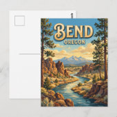 Bend Oregon Briefkaart (Voorkant / Achterkant)