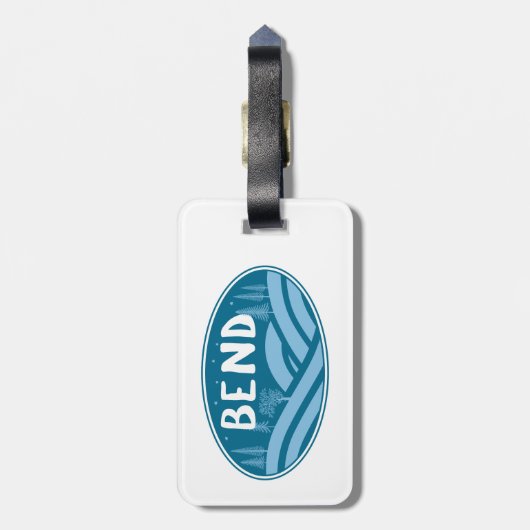 Bend Oregon Buiten Bagagelabel (Achterkant verticaal)