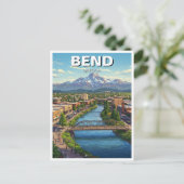 Bend Oregon Coast Travel Briefkaart (Staand voorkant)
