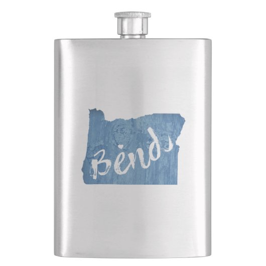 Bend, Oregon Houtnerf Flacon (Voorkant)