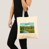 Bend Oregon Mountain Vintage Tote Bag (Voorkant (product))