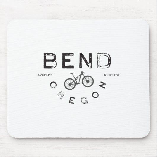 Bend Oregon Mountainbiken Muismat (Voorkant)