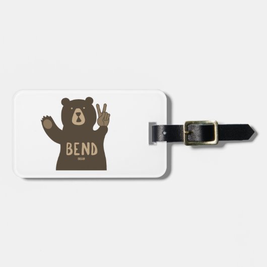 Bend Oregon Peace Beer Bagagelabel (Voorkant horizontaal)