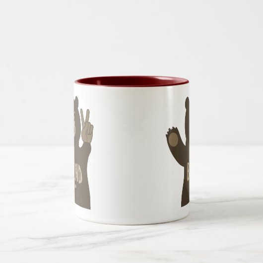 Bend Oregon Peace Beer Tweekleurige Koffiemok (Center)