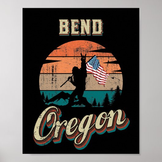 Bend Oregon Poster (Voorkant)