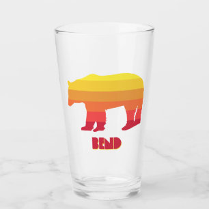 Bend Oregon Rainbow Beer Glas
