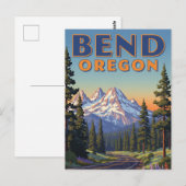 Bend Oregon Reisansichtkaart Briefkaart (Voorkant / Achterkant)