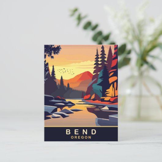 Bend, Oregon, Reizen Briefkaart (Staand voorkant)