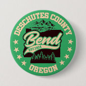 Bend, Oregon Ronde Button 7,6 Cm (Voorkant)