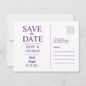 Bend, Oregon Save The Date (Achterkant)