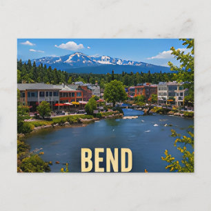 Bend Oregon Schitterende Rivierstad Reis Cadeau Briefkaart