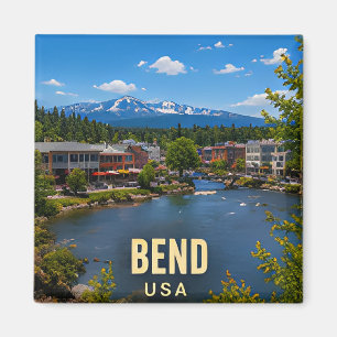 Bend Oregon Schitterende Rivierstad Reis Cadeau Magneet