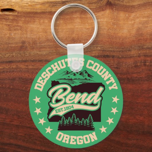 Bend, Oregon Sleutelhanger (Voorkant)