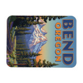Bend Oregon Travel Briefkaart Magneet (Horizontaal)