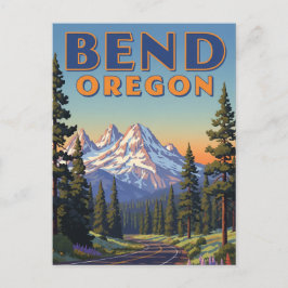 Bend Oregon Travel Postcard Briefkaart