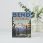 Bend Oregon Travel Postcard Briefkaart (Staand voorkant)