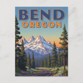 Bend Oregon Travel Postcard Briefkaart (Voorkant)