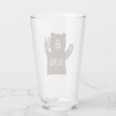 Bend Oregon Vredesbeer Glas (Achterkant)