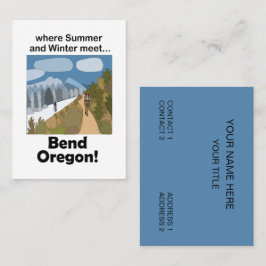 Bend Oregon Waar Zomer en Winter Samenkomen Reizen Visitekaartje