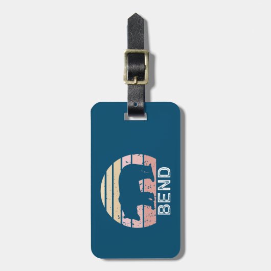 Bend Retro-Beer Bagagelabel (Voorkant verticaal)