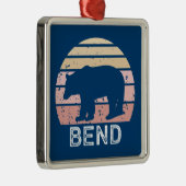 Bend Retro-Beer Metalen Ornament (Rechts)