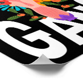 Bende baarmoeder ovarieel feminisme feministisch poster (Hoek)